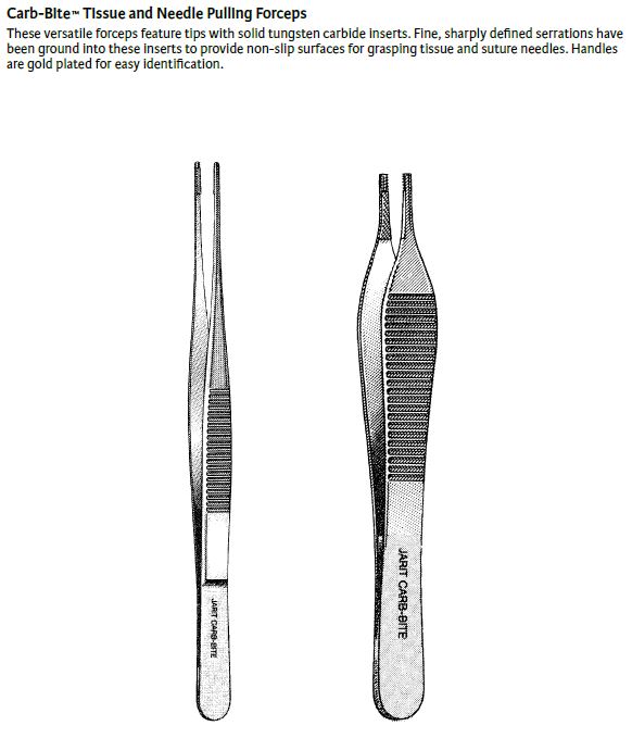 Carb-Bite Tissue Forceps