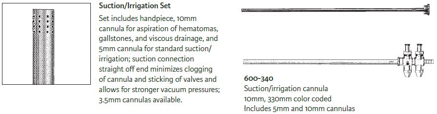 Suction Irrigation Set