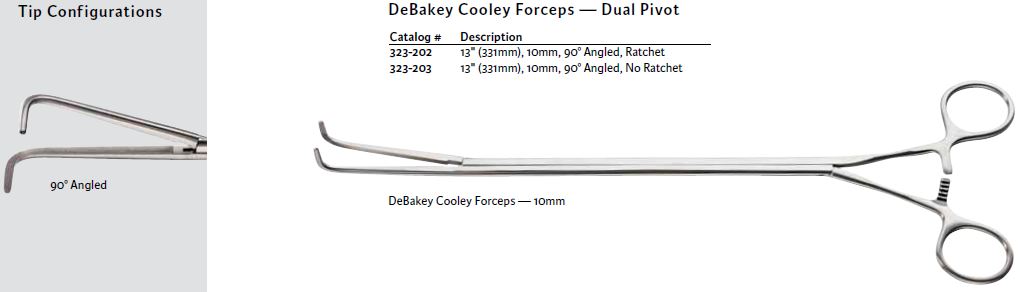 DeBakey Cooley Forceps